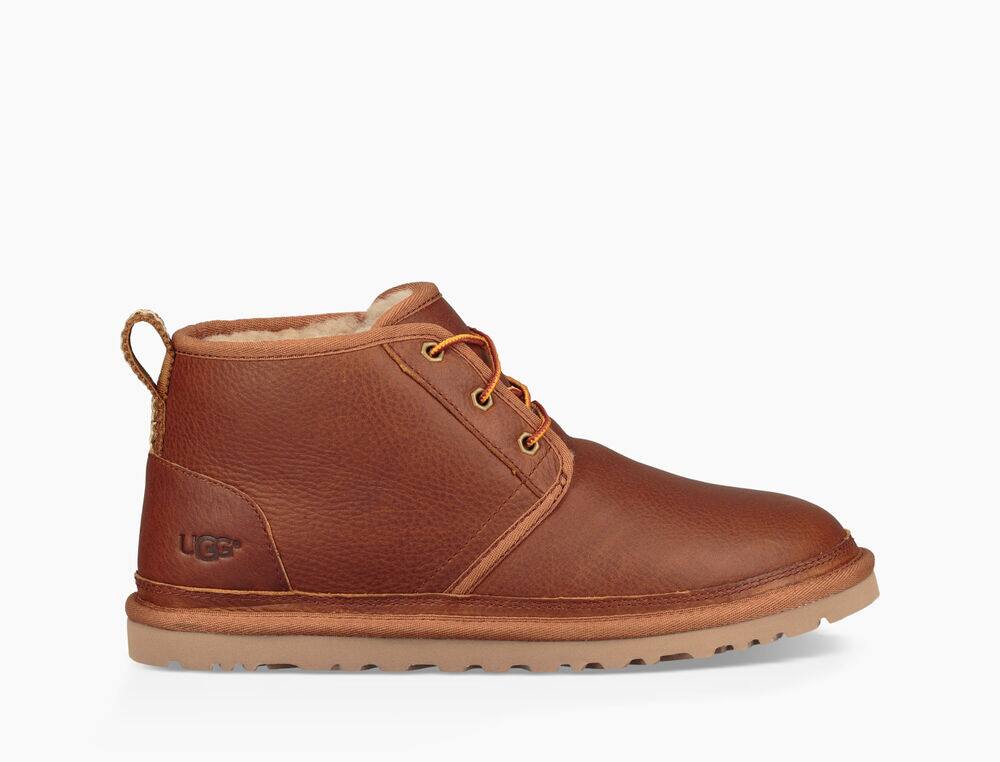 UGG Leather Neumel Mens Classic Boots Chestnut/ Brown - AU 308AT